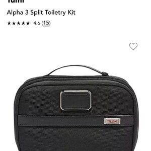 Tumi Black Men's Toiletry Kit
